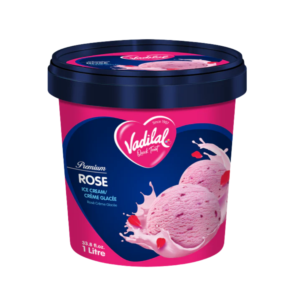 Vadilal Rose Icecream 1 ltr buy online USA - 1